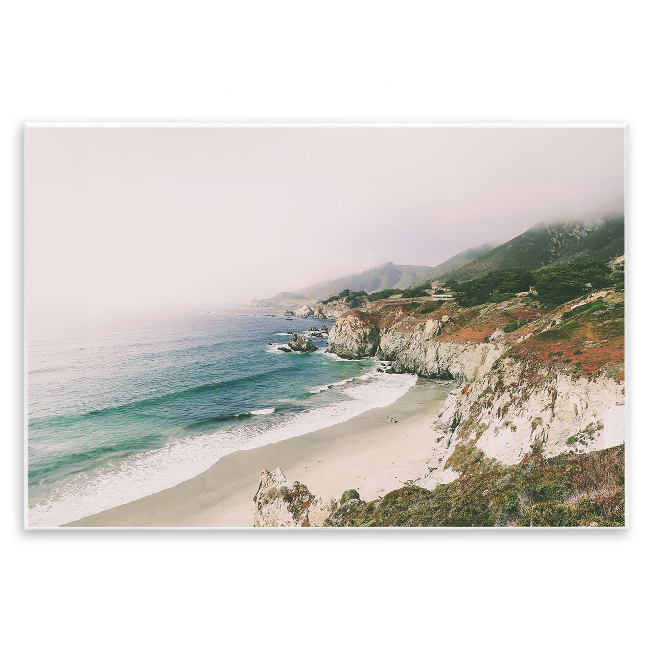 Stupell Industries Big Sur Coast View Wall Plaque Art Design by Sisi and Seb